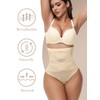 VELAI Shapewear Tummy Control Thong For Women High Waisted Underwear