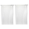 Bath Bliss 2 Pack Sanitized PVC Deluxe Heavy Weight Shower