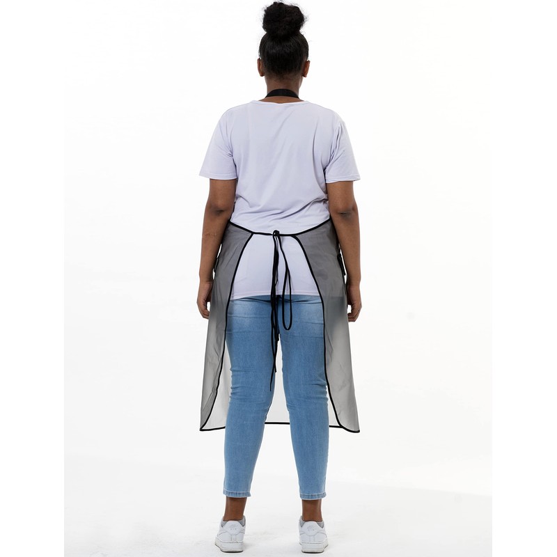 APRONNER Waterproof Plus Size Aprons for Women Men with Pockets