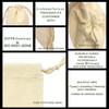 5x7 inches Natural Cotton Double Drawstring Reusable Produce Muslin Bags