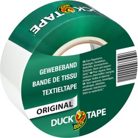 Duck DUCK TAPE 106-05 Original Gewebeband C Selbstklebendes Klebeband mit wasserdichter Oberfl?che C Panzertape extra stark fr innen & au?en C 50mm x 50m