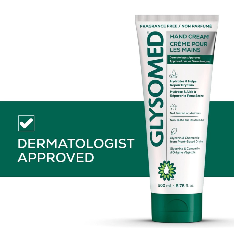 Glysomed Hand Cream, Unscented, 200 mL