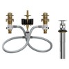 Moen Brass Widespread Bathroom Sink Faucet Rough-In Valve with Drain