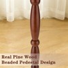 SANY DAYO HOME 12" Real Wood Round Drink Table, Small