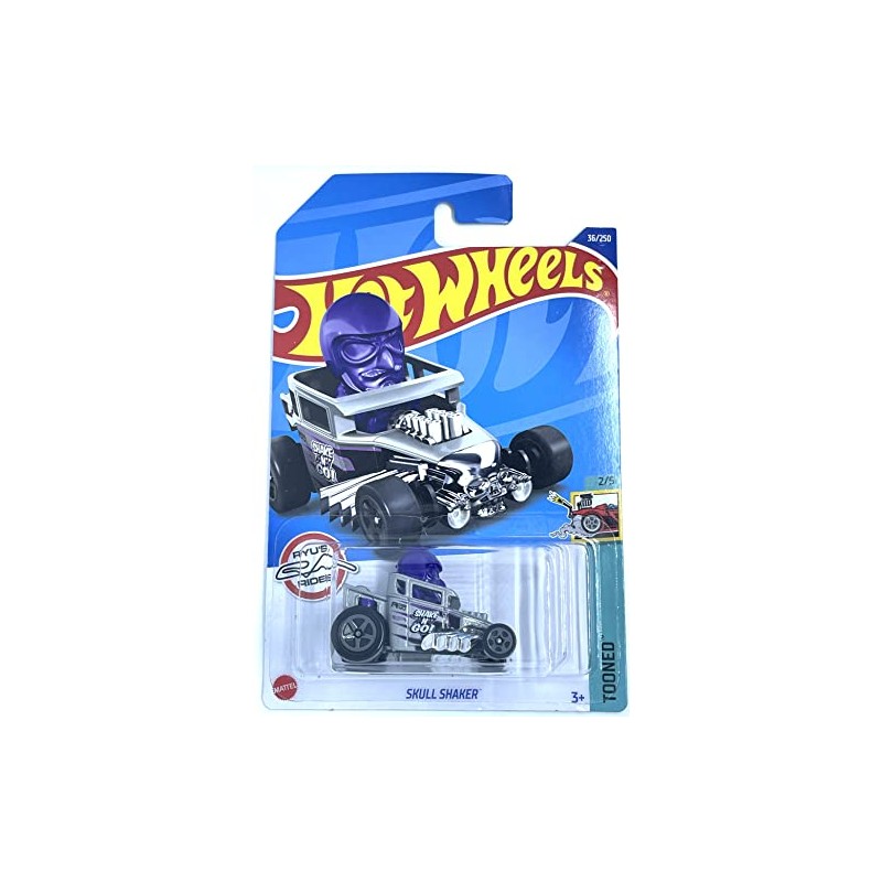 Hot Wheels 2022 - Skull Shaker - Tooned 2/5 [Silver/Purple]