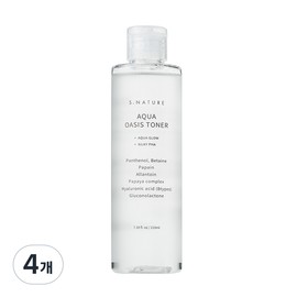 S-Nature S.Nature Aqua Oasis Toner, 210ml, 4 pieces / 에스네이처 아쿠아 오아시스 토너, 210ml, 4개