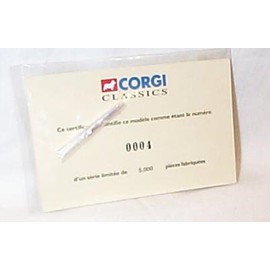 corgi heritage ESSO carburant lubrifiant truck certificate number 0004 1.50 scale limited edition diecast model