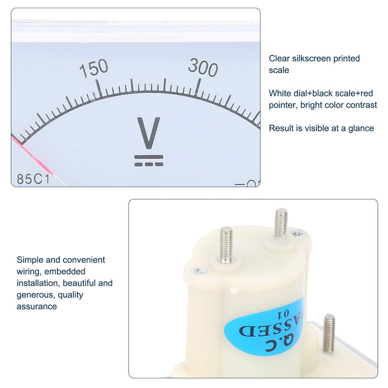 Voltmeter Pointer Voltmeter Voltmeter Analog 0-450V DC Volt Meter Voltage