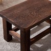 ZIJIREN Wooden Footstool, Coffee Table Stool, Shoe Carrier Stool, Planting