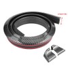 1.5m/4.9ft Carbon Fiber Soft Rubber Car Rear Roof Trunk Spoiler