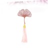 SEWACC 3sets Metal Bookmarks Tassel Creative Leaf Shaped Literary Bookmarks