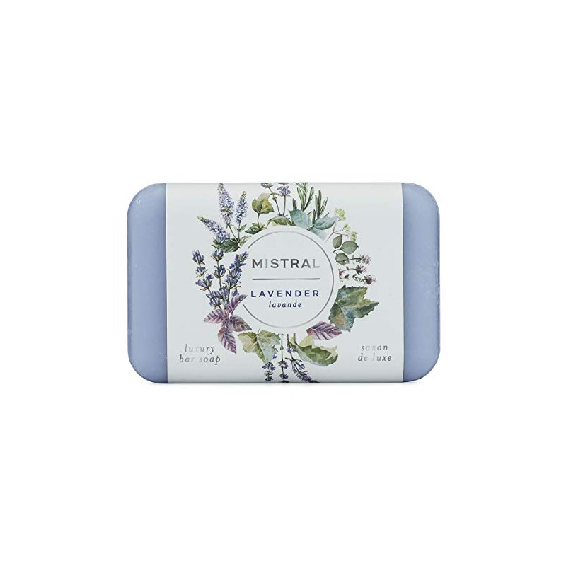 Mistral Classic Bar Soap, Lavender, 2 Bars