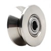 Chiloskit 304 Stainless Steel Pulley Roller Wheel Bearing V Groove