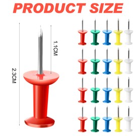 100 Count Push Pins Color Thumb Tacks Thumbtacks Pushpins Push Pin Tacks Push Pins for Cork Board Map Photos Calendar Home Office Craft