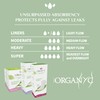 Organyc 100% Certified Organic Cotton Everyday Panty Liner - Flat,