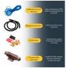 Kit Amplificador Instalacion Cable Rca Audio Auto 4ga