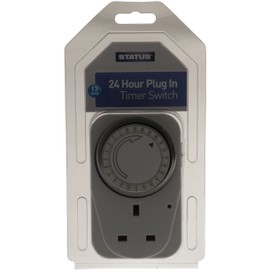 STATUS Timer Switch | 24 Hour Segment Timer Light Switch | White UK Plug | 24HT16