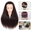 Training Head, Free Clamp for Braiding 26-28" Barber Head 100%