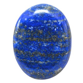 Lapis Lazuli Crystal Palm Stone Natural Healing Stone for Chakra Balancing Spritual Good Luck