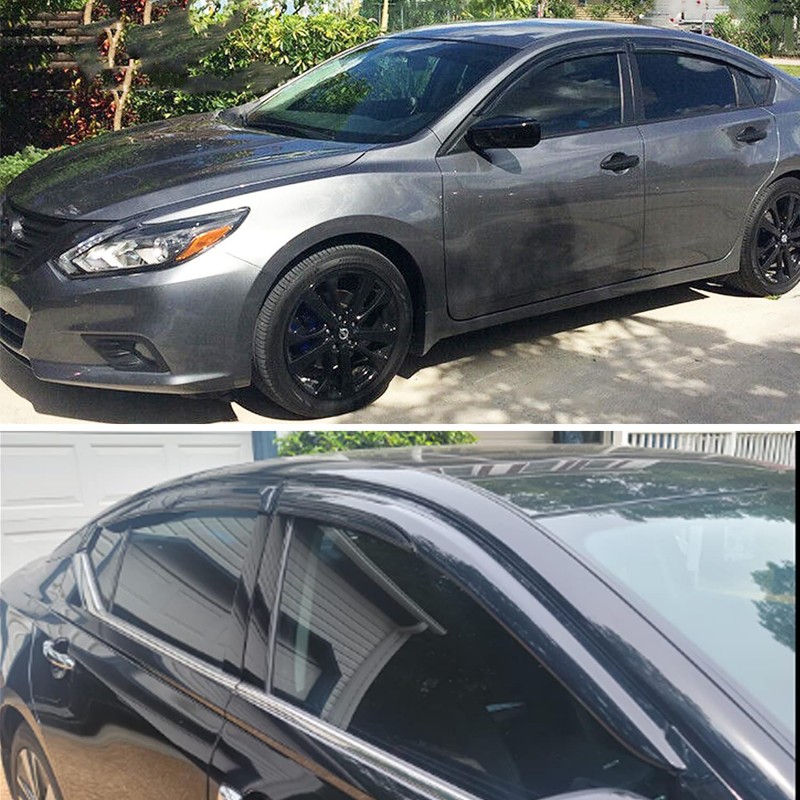 TONOYTIM Side Window Visors Wind Deflectors for Nissan Altima 2019