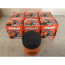 Fram SIX(6) Fram PH30 OIl Filter CASE fits PF25 PH454 B27 V49 LF25 MO49 L20049 51069