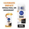 NIVEA Female Deodorant Black & White ULTIMATE IMPACT ROLL ON