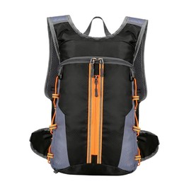 Frediuo Cycling Backpack Sports Backpack Breathable Running Backpack Bike Backpack for Travelling Riding Outdoor Climbing Motorcycle, Orange