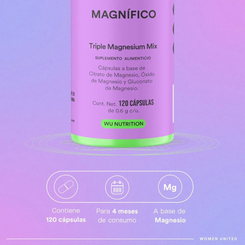 Magnífico | Citrato De Magnesio | Wu | Premium Sabor
