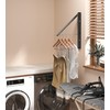 Dr.DJ Clothes Drying Rack Wall Mounted, Retractable & Foldable Clothes