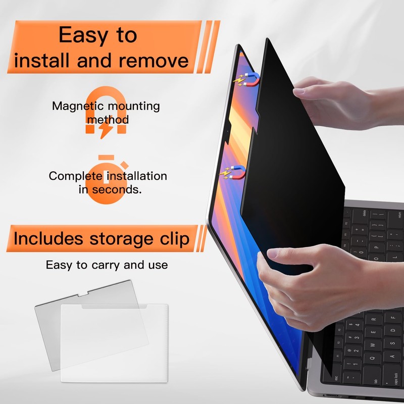 Magnetic Privacy Screen for MacBook Pro 13 Inch(2016-2022, M1, M2),