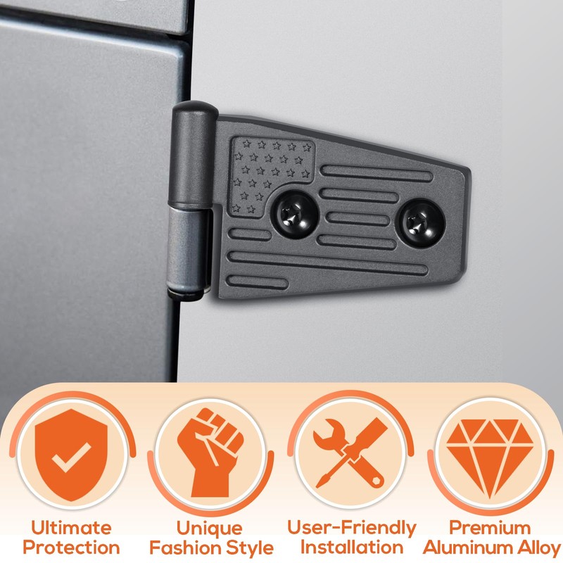 Door Hinge Kit Exterior Accessories Fits for Jeep Wrangler JK