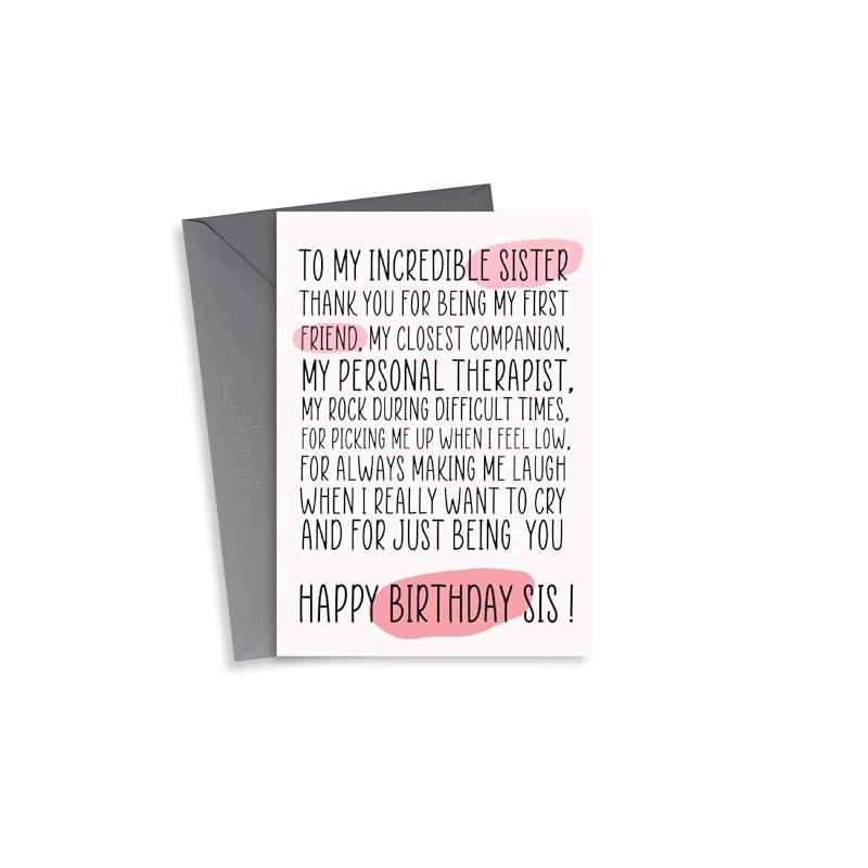 thortful Happy birthday sis !