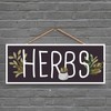 Global Designs Herbs Garden Theme Gift Idea Hanging Plaque