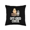 Baby Chicks in Homesteading with Lamp Throw Pillow