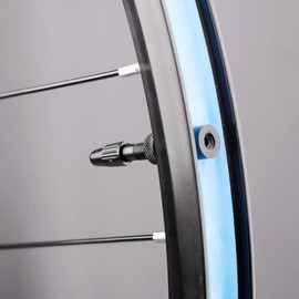 Valve Stem, Pack of 2, Tubeless Presta Valve Stem, Aluminum Alloy Valve Stems, 48 mm Tyre Valve, Bicycle Aluminum Alloy Tubeless Presta Valve Stem, for Vacuum Tire of Mountain Road Bike