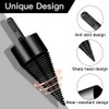 Kiwinvou 4 Pcs Firewood Log Splitter Drill Bit,Wood Splitter Drill