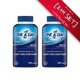 [Genuine US shipping] Bayer One-a-Day Men's Multivitamin 300 tablets - 2 (tablets) *Free gift*, 1 chap stick (random),, 2, 300 tablets / [정품 미국 배송] 바이엘 원어데이 남성용 종합비타민 300정-2개 (타블렛) *사은품 증정*, 챱스틱(랜덤) 1개,, 2개, 300정