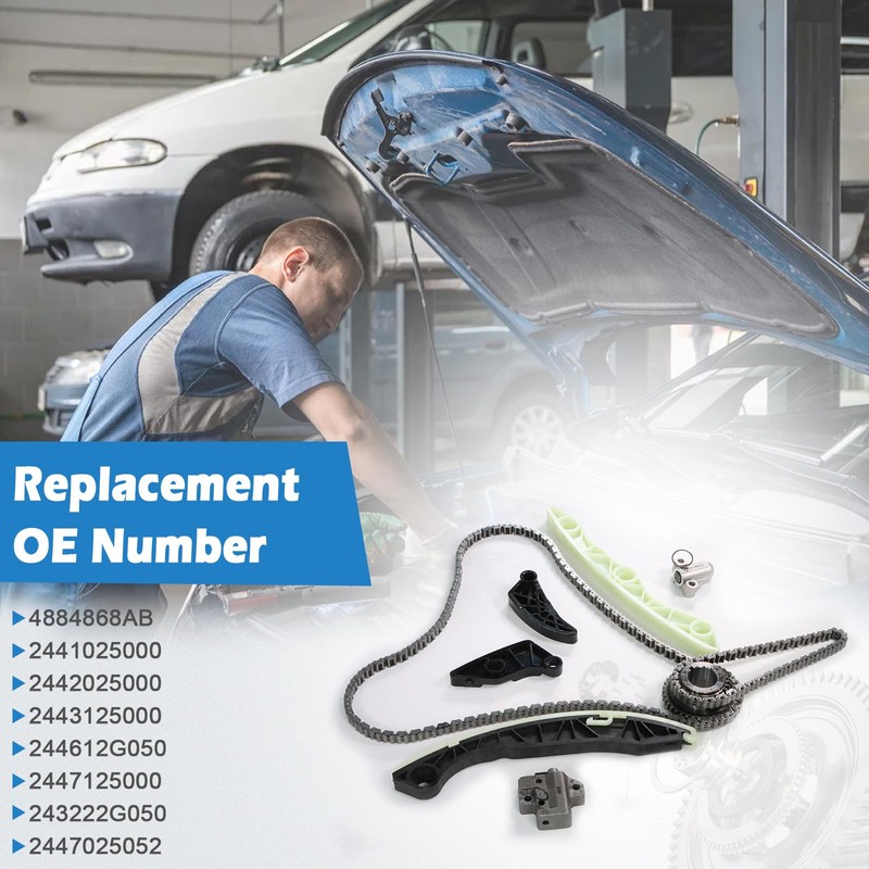 Engine Timing Chain Kit Fit for 2007-2018 Dodge Journey Avenger