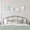 Beach Framed Wooden Wall Art: Ocean Artwork Set of 4