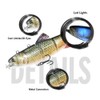 ods lure Robotic Swimming Lure USB Rechargeable LED Light 4-Segement
