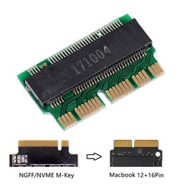 chenyang 12+16Pin 2014 2015 SSD to M.2 NGFF M-Key NVME AHCI SSD Convert Card Adapter for A1493 A1502 A1465 A1466