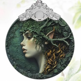 3" Stained Glass Ornaments for Christmas Tree, Christmas Ornament, Christmas Decoration, Christmas Ornaments Clearance, Heirloom Keepsake, Gift Exchange, Gift Idea, Bauble Present - Enchanted Fairy