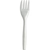 Perk PK56201 Perk Compostable Plastic Fork, Medium-Weight, White, 300/Pack (PK56201)