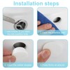0XBIT Sink Hole Cover 20 Pack White Too Full Sink