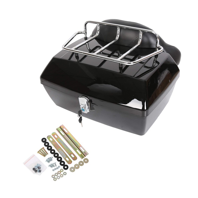 KUAFU Motorcycle Trunk Compatible with Harley Honda Yamaha Suzuki Cruiser