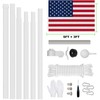 FFILY Heavy Duty Flag Pole - 25 FT 13 Gauge