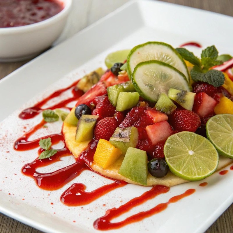 Tajin Fruity Chamoy Sauce 15.38oz and Chile Lime Sauce 15.38oz