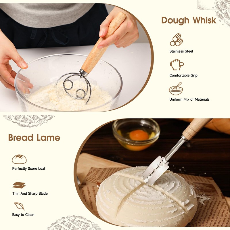 Coco Bird Pro Sourdough Starter Kit- 50oz Large Capacity Sourdough