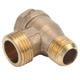 Threaded Check Valve, Compression Resistant Check Valve Prevents Slip 2 Way for Air Compressor
