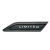 Silver with Matte Black Outline Body Side Molding Trim Compatible